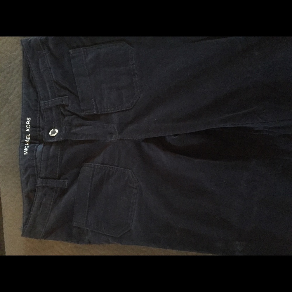 Michael Kors Black corduroy pants, flare bottom